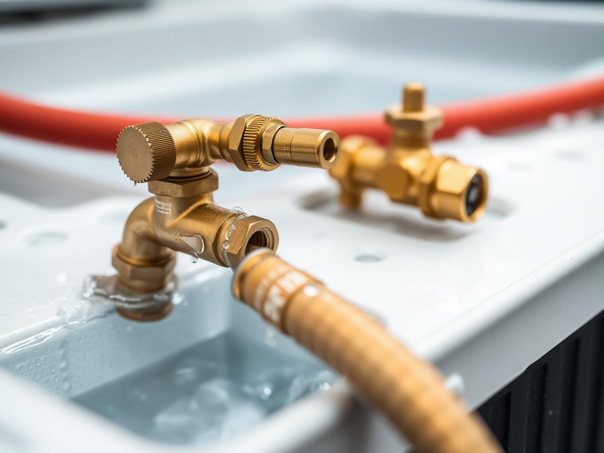 Avoca Beach: upgraded brass fittings and quick-drain connections.