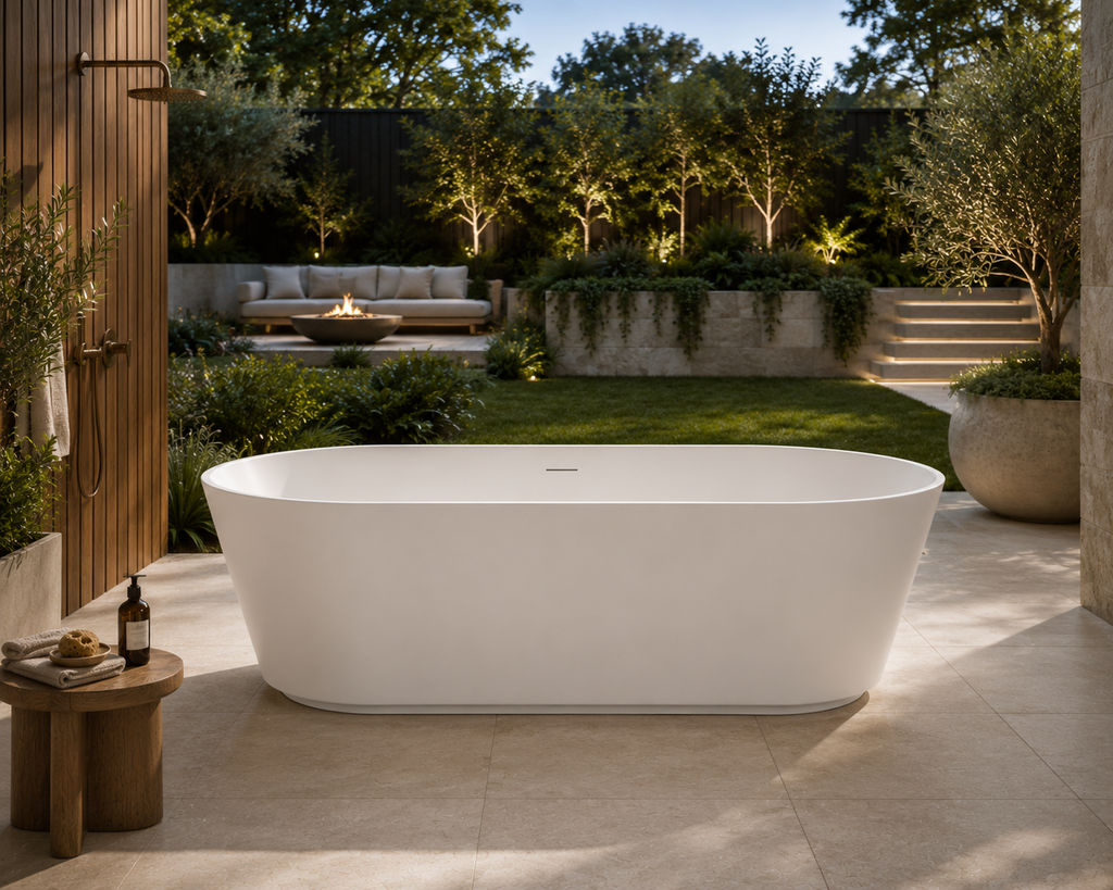 1700mm Slim Oval Tub